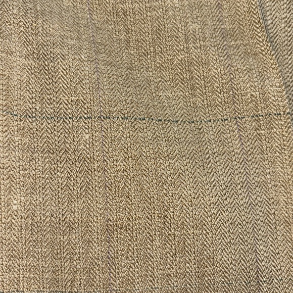 Polo Ralph Lauren Plaid Wool-Linen-Silk Blend Tweed Wide-Leg Pant NWT Size 8 - Picture 7 of 10